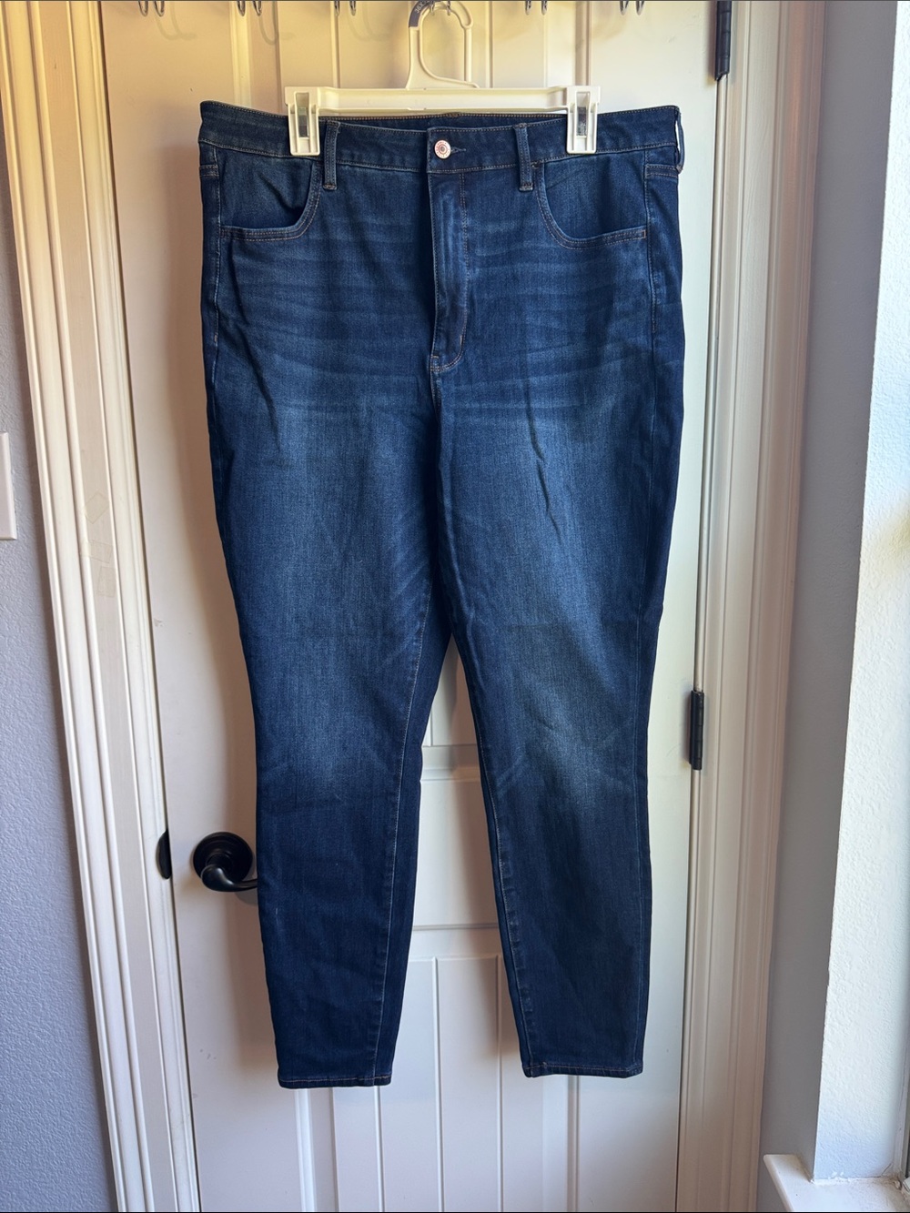 American Eagle Outfitters Dark Indigo Skinny Jeans
